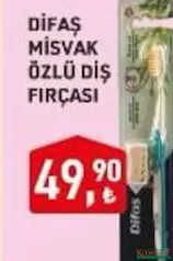 DİFAŞ MİSVAK ÖZLÜ DİŞ FIRÇASI fiyat ve kampanya bilgisi
